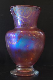 Appraisal: IRIDESCENT SIGNED ART GLASS VASE