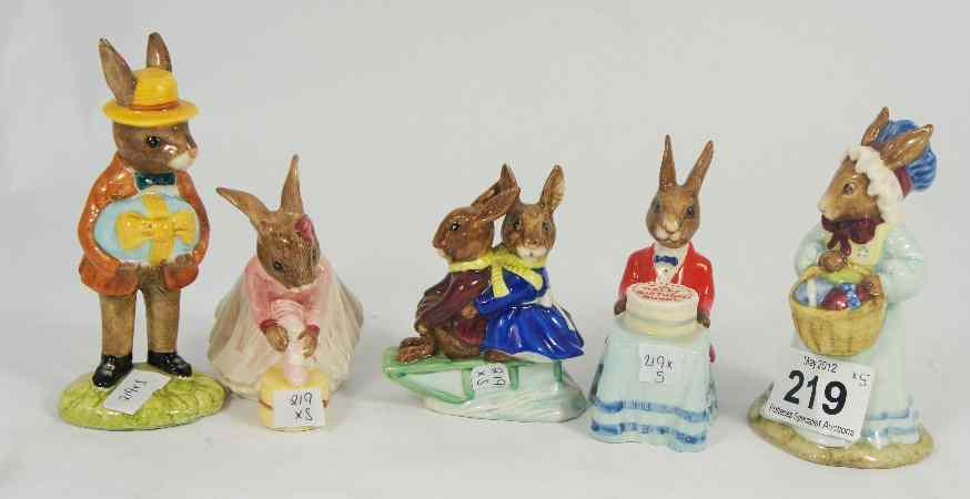 Appraisal: Royal Doulton Bunnykins Figures Mrs Bunnykins DB Mr Bunnykins DB