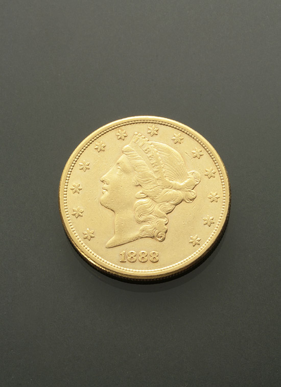 Appraisal: U S Double-Eagle Twenty-Dollar Gold Coin Dated S