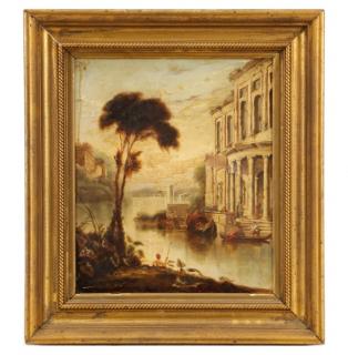 Appraisal: Venetian School Lakeside Capriccio th C Venetian School last half