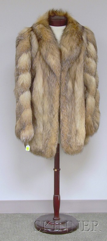 Appraisal: Three-quarter-length Fox Fur Jacket Saga Fox size