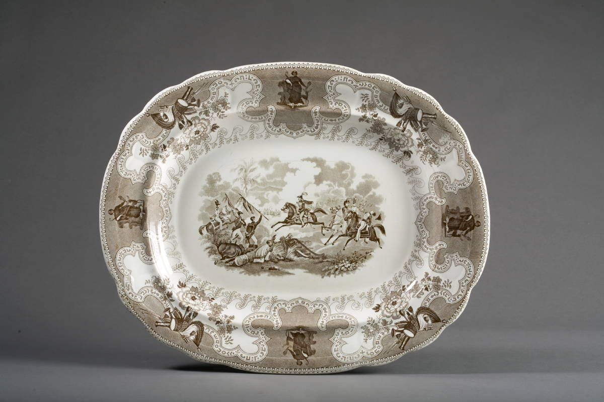 Appraisal: TEXIAN CAMPAIGNE BATTLE OF RESACA DE LA PALMA STAFFORDSHIRE BROWN