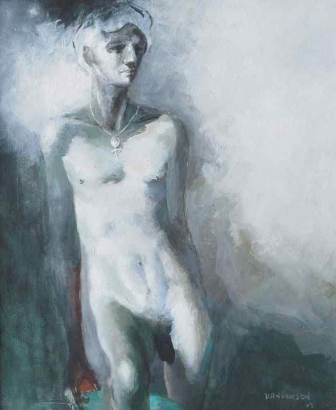 Appraisal: ANDERSON David American th C Nude Study of a Young