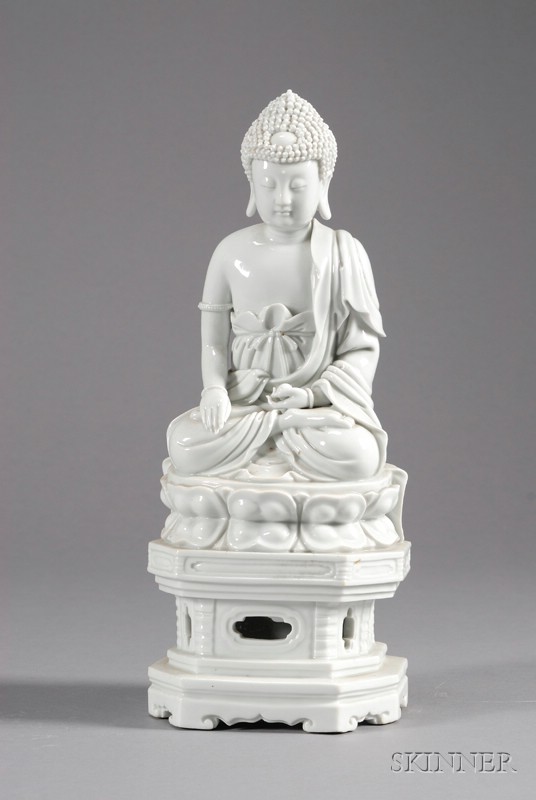 Appraisal: Blanc de Chine Porcelain Figure China th century Te Hua