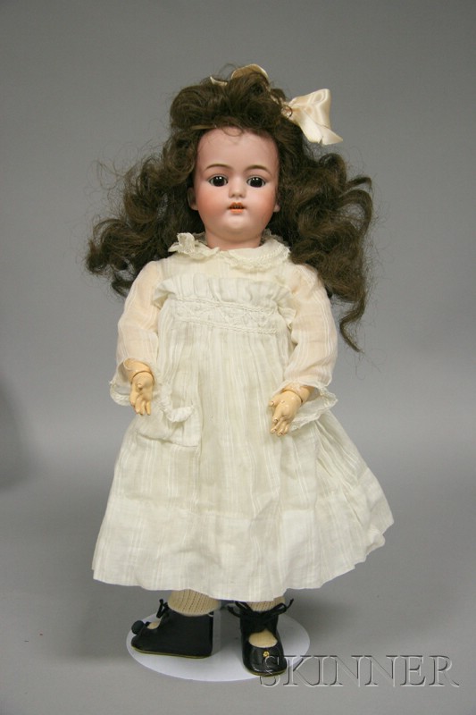 Appraisal: Simon Halbig Bisque Doll impressed S H DEP Germany with