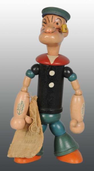 Appraisal: Wooden Jointed Chein Popeye Figure Description American Appears to be