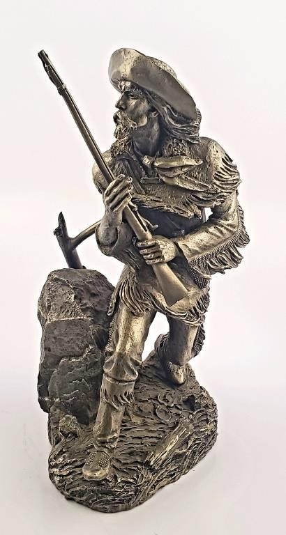 Appraisal: Silent Foe is a finely sculpted pewter figurine by Jim