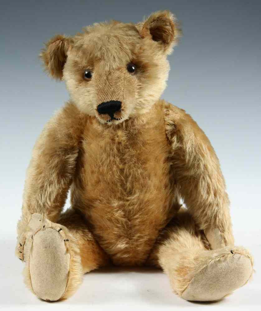 Appraisal: TEDDY BEAR - Early th c jointed mohair Teddy Roosevelt