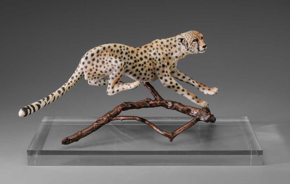 Appraisal: Limited Edition Boehm Cheetah American finely shaded and detailed porcelain