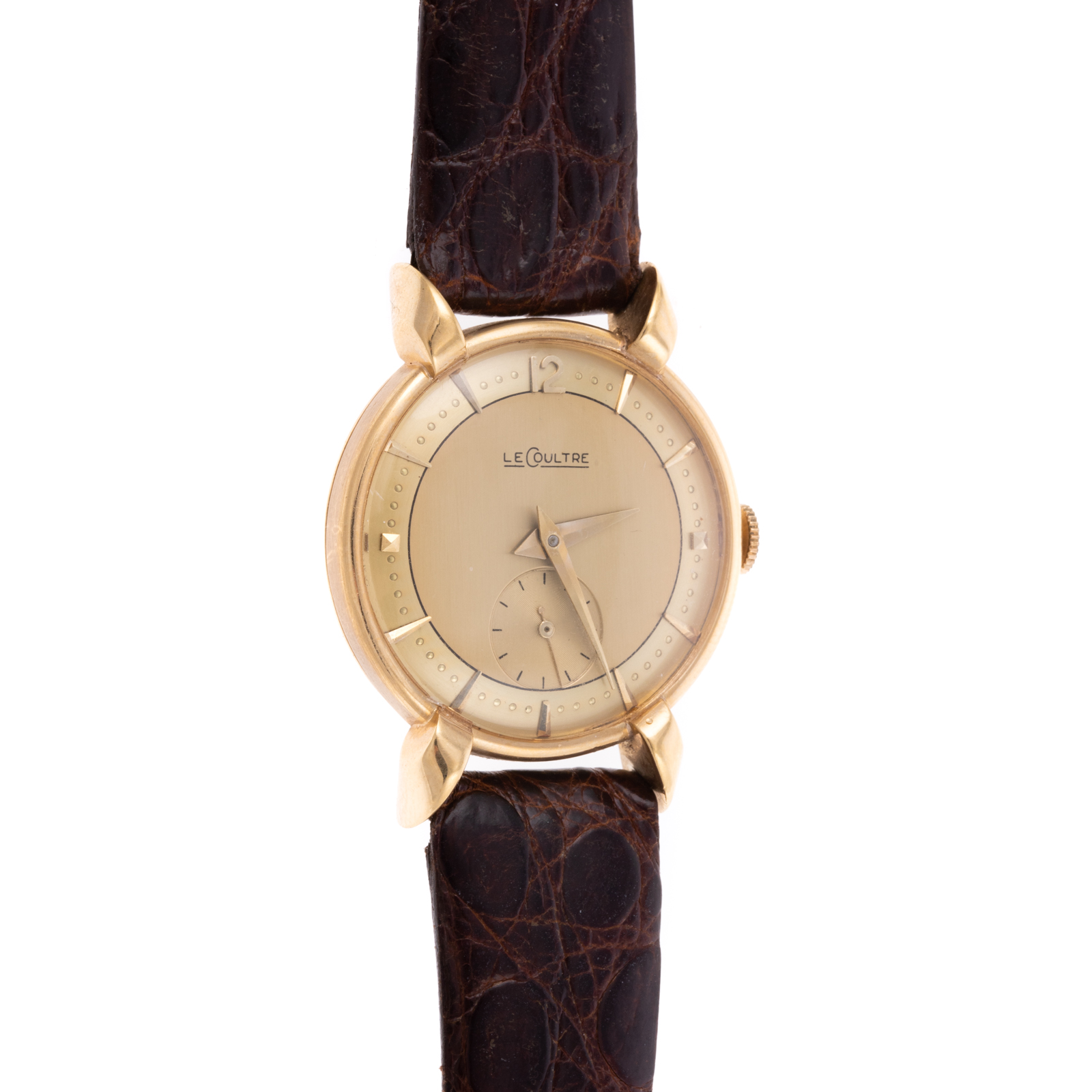 Appraisal: A LATE S LECOULTRE WRIST WATCH IN K c late