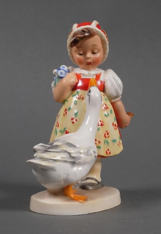 Appraisal: International Hummel Czech Goose Girl This piece has M I