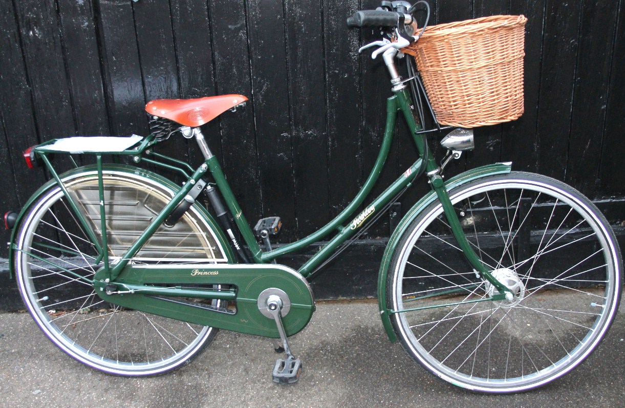 Appraisal: A Pashley ladies bicycle with brown leather Brookes seat bell