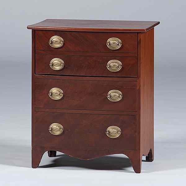 Appraisal: English Commode Stand English a bedside commode of mahogany with