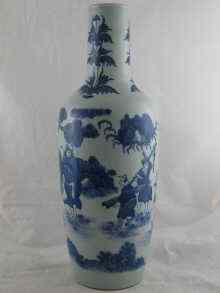 Appraisal: A large blue and white Chinese ceramic vase ht cm