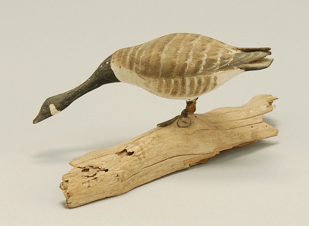 Appraisal: MINIATURE CANADA GOOSE By Peter Peltz of Sandwich Massachusetts In