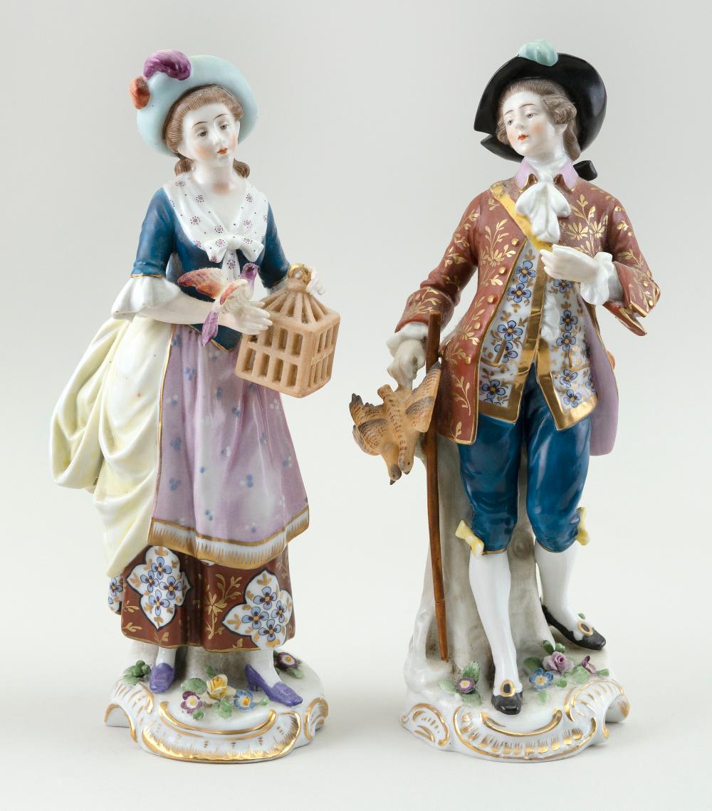 Appraisal: PAIR OF CHELSEA PORCELAIN FIGURES ENGLAND CIRCA HEIGHTS TO PAIR