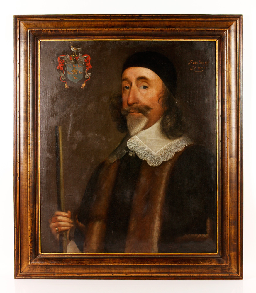 Appraisal: - th C English Portrait of London Alderman O C