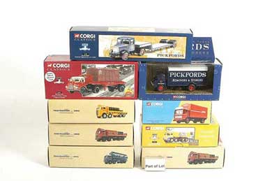 Appraisal: Corgi Classics assorted th scale Commercials - to include Webster's