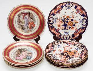 Appraisal: ROYAL CROWN DERBY AND AUSTRIAN PORCELAIN PLATES ROYAL CROWN DERBY