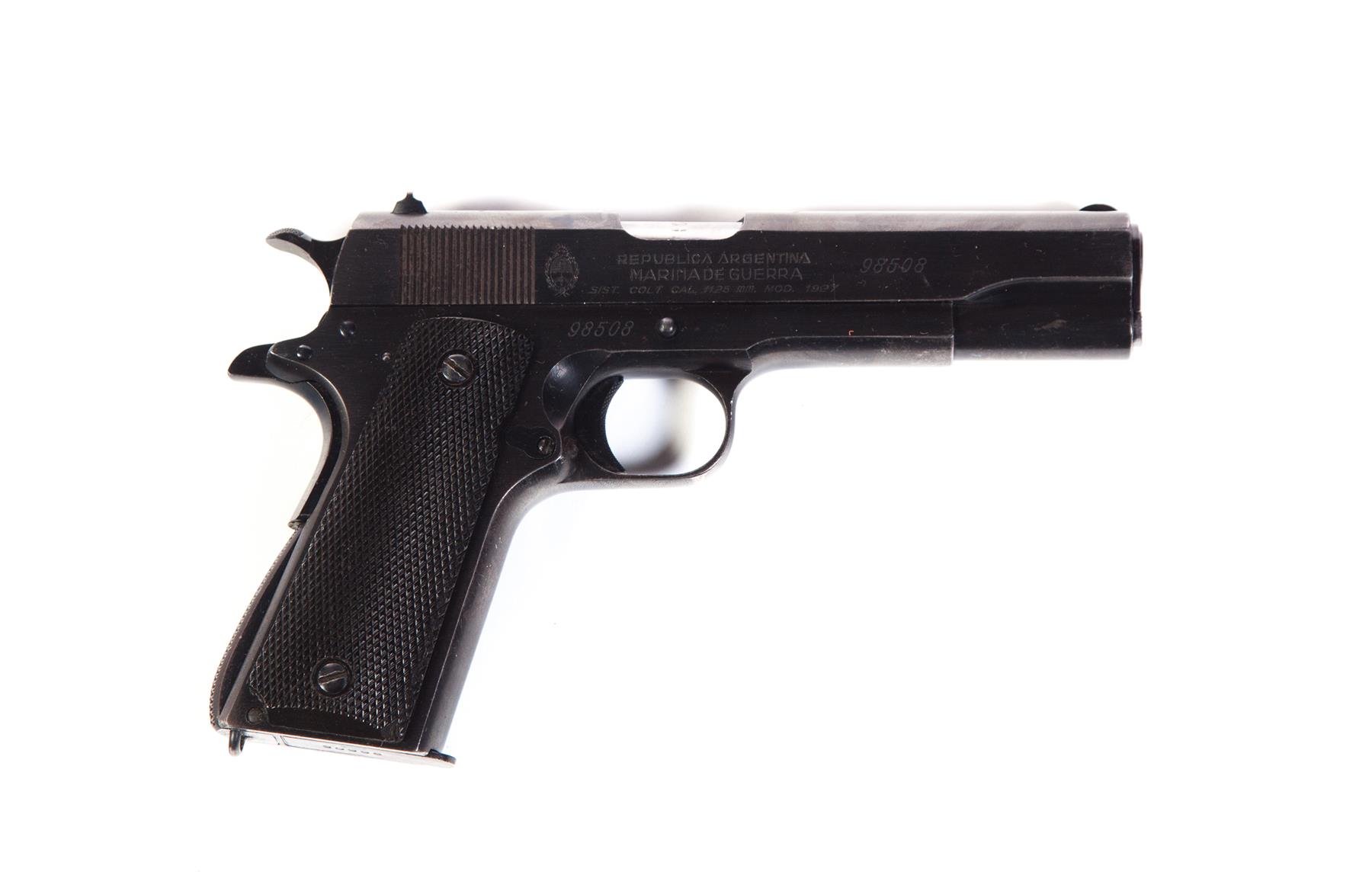 Appraisal: SIST COLT MM MODEL REPUBLICA ARGENTINA MARINA DE GUERRA PISTOL