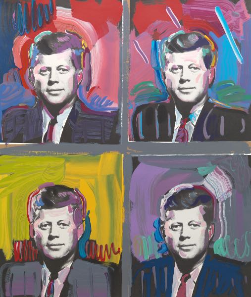 Appraisal: PETER MAX AMERICAN B x JFK - Four Kennedy's Limited