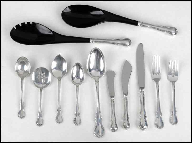 Appraisal: TOWLE STERLING SILVER FLATWARE SERVICE IN THE FRENCH PROVINCIAL PATTERN