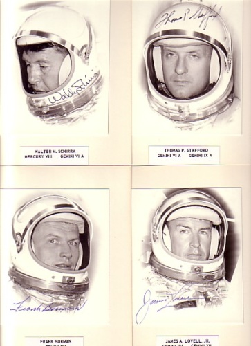 Appraisal: Gemini and Crews Photographic Portraits of Schirra Stafford Borman and