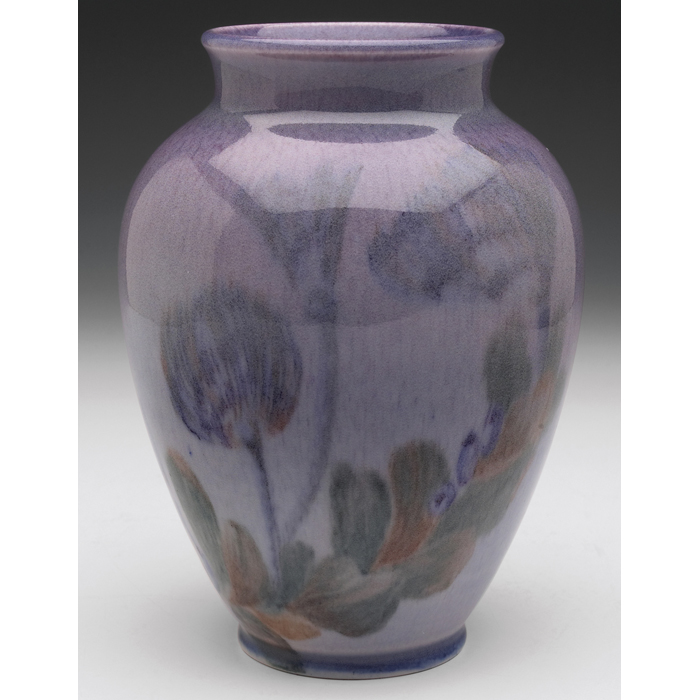 Appraisal: Rookwood vase bulbous shape porcelain glaze with a stylize floral