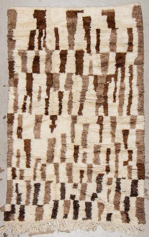 Appraisal: Modern Moroccan Rug ' '' x ' '' Modern Moroccan