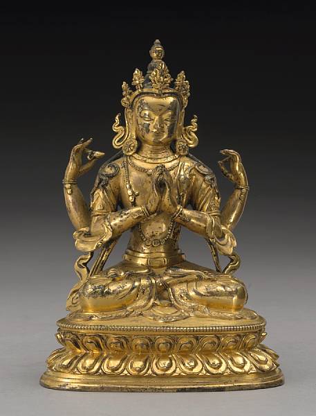 Appraisal: Property from a Pennsylvania collection th Century A tantric image