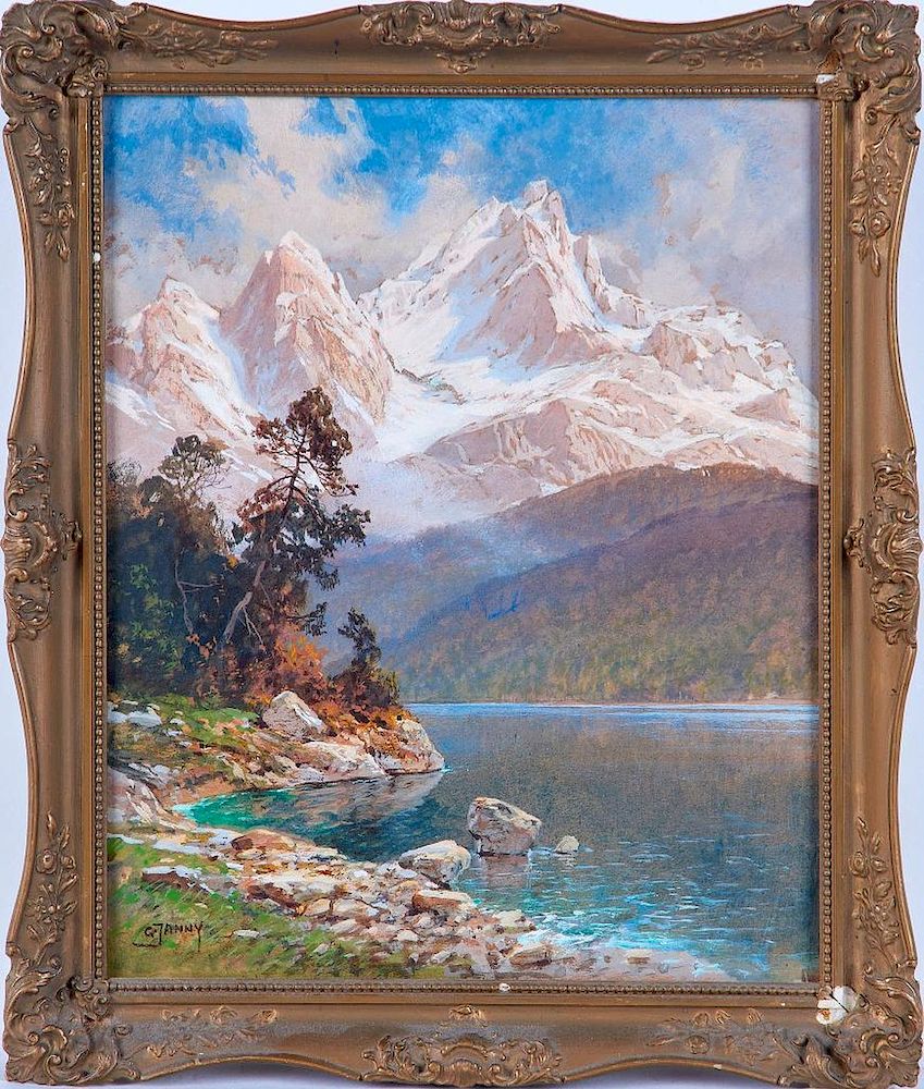 Appraisal: Georg Janny - Artist Georg Janny - Title Zugspitze Eibsee