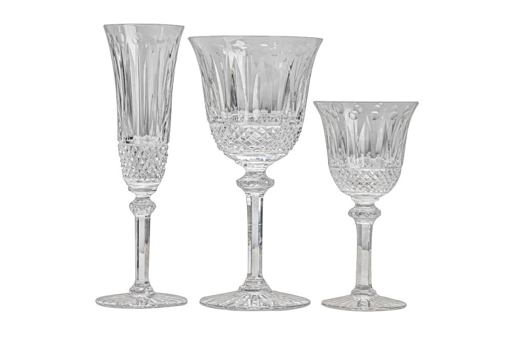 Appraisal: ST LOUIS CRYSTAL STEMWARE SERVICEeach marked Cristal St Louis France