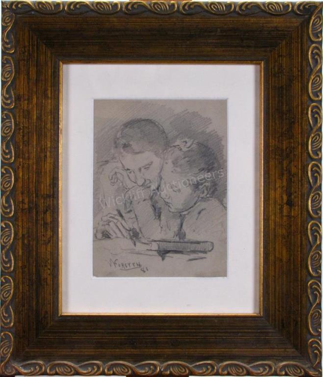 Appraisal: William J Forsyth IN - x Graphite signed lower left