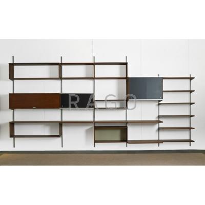 Appraisal: GEORGE NELSON HERMAN MILLER Five-bay comprehensive storage system USA s