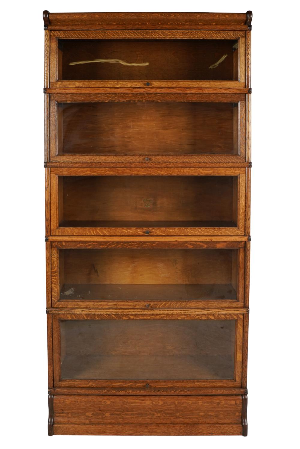 Appraisal: MACEY LAWYER'S BOOKCASEwith five shelves multi-section inches wide inches deep