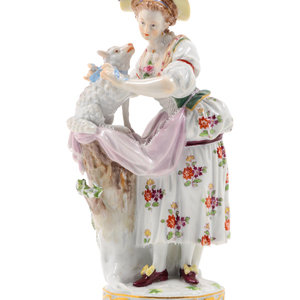 Appraisal: A Meissen Porcelain Figural Group Late th Early th Century