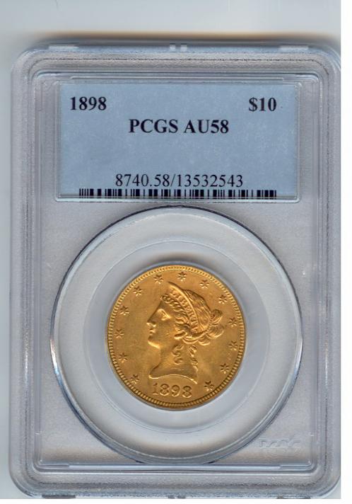 Appraisal: GOLD EAGLE PCGS AU PCGS graded AU Please see our