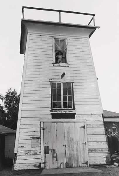 Appraisal: Peter Stackpole American - Nude in Water Tower Window Gelatin