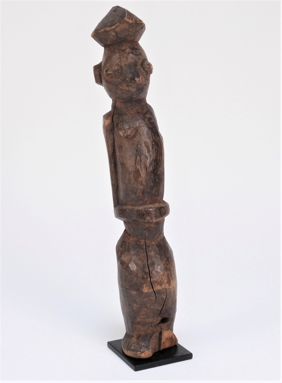 Appraisal: AFRICAN YAKA TRIBE CARVED WOOD FETISH FIGURE Democratic Republic of