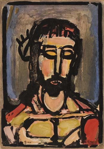 Appraisal: GEORGES ROUAULT Ecce Dolor Color aquatint x mm x inches