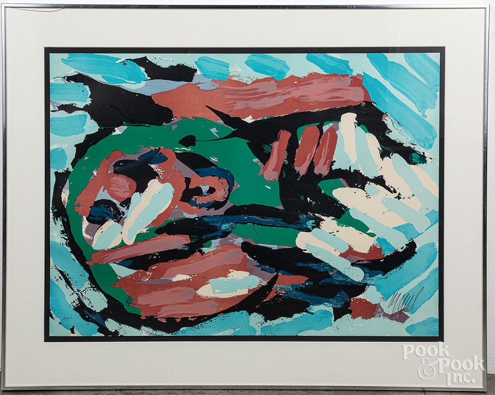 Appraisal: Karel Appel serigraph Karel Appel American - serigraph Flying Head