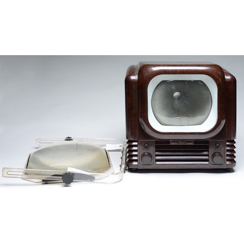 Appraisal: A Bush TV Monochrome Television Receiver with screen in faux