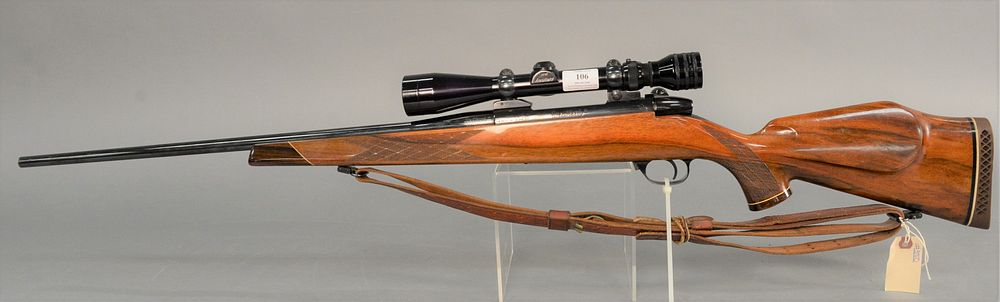 Appraisal: Weatherby Mark V Magnum rifle bolt action with Redfield scope