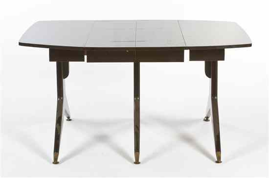 Appraisal: A Modern Drop-Leaf Table having a rectangular top and two