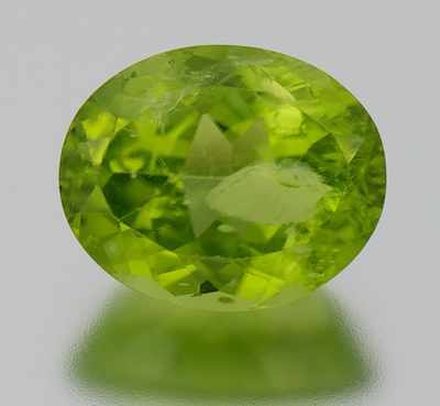 Appraisal: An Unmounted Peridot Gemstone Offered with an Appraisal mini report