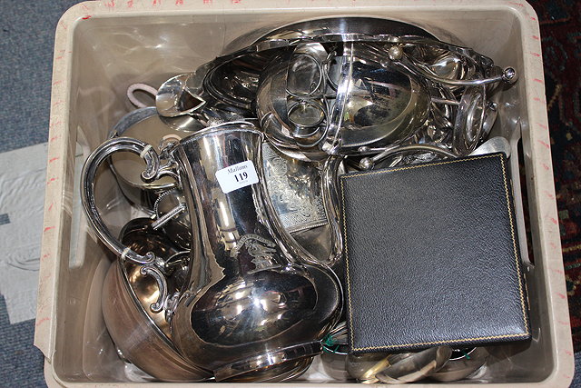 Appraisal: A QUANTITY OF SILVER PLATE to include a coffee pot