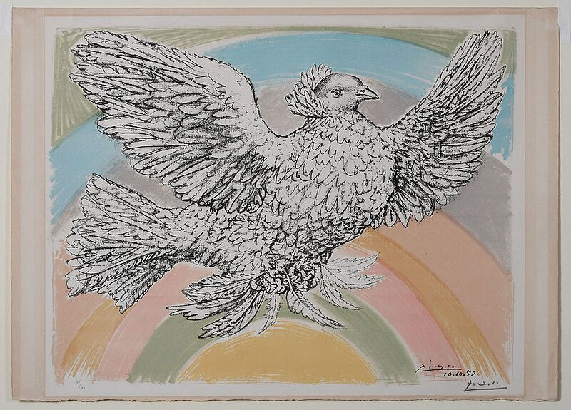 Appraisal: Pablo Picasso Spanish - Colombe Volant edition signed in graphite