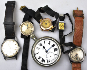 Appraisal: A gent's Omega stainless steel wristwatch strap a f four