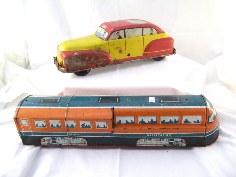 Appraisal: Wolverine Litho Toys Includes Passenger car measures high and long