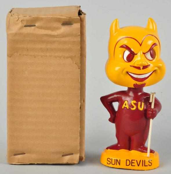 Appraisal: Arizona State Sun Devil Mascot Bobble Head Doll Description Circa